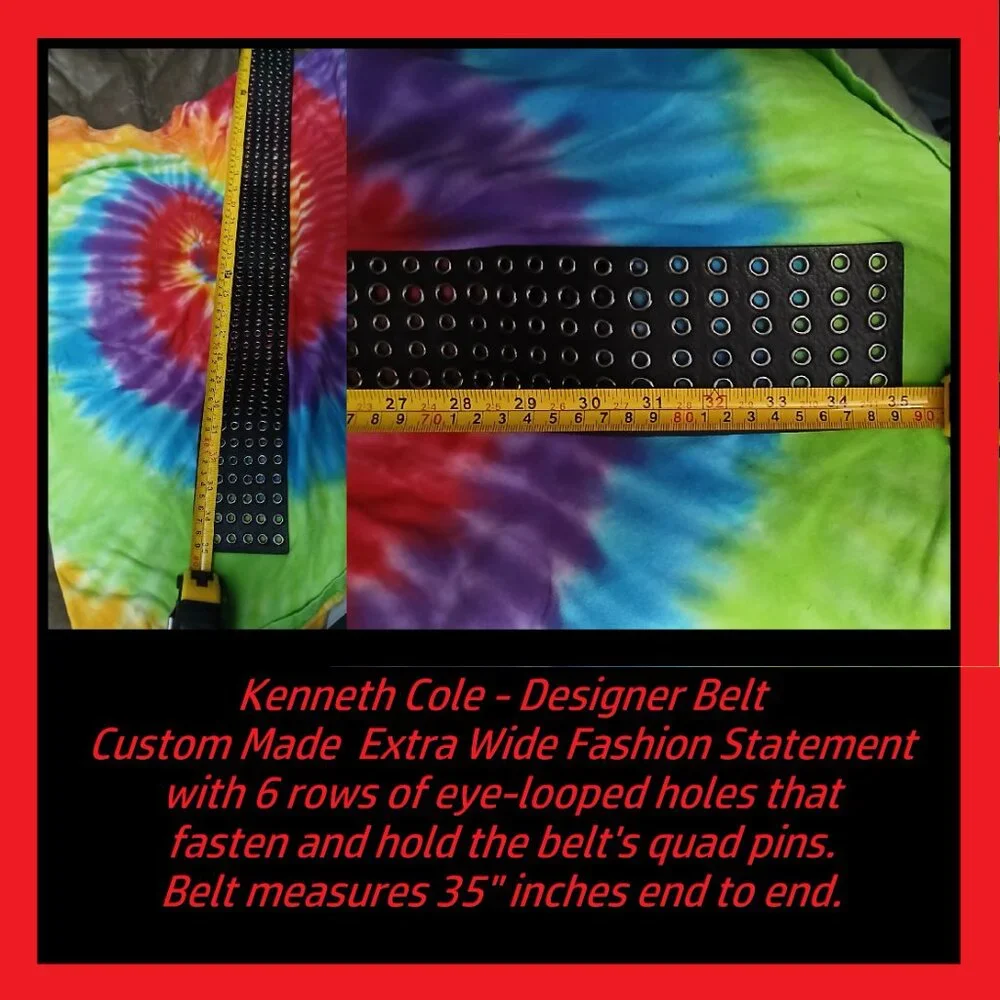 Kenneth Cole Designer Belt Custom Made 3.3